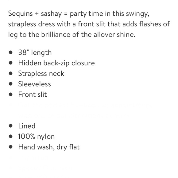 NWOT Dress The Population Ruby Strapless Party Dress - Picture 16 of 16